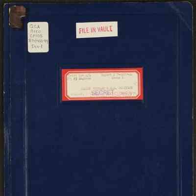 C-105 1st A/C with J75 P3 engines: weight & C.G. summary, Dec. 1/56 Report No. 7-0400-44 Issue 1