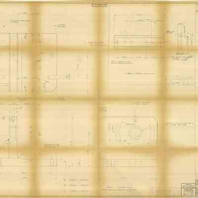Blueprint of Wheel Dresser - Turbine Blades - Sheet 2 of 5 Tool F-461194