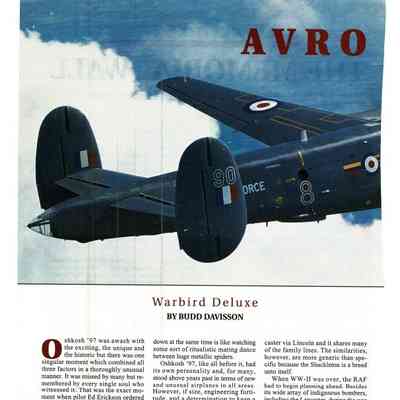 Avro Shackleton - Warbird Deluxe