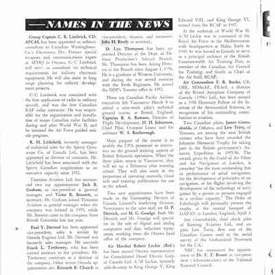 Names in the News - Mar 1957