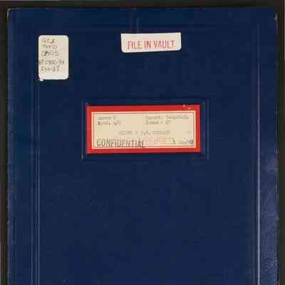 Arrow 2 production A/C: weight and C.G. summary, Jan. 1/59. Report # 7-0400-34 Issue 27