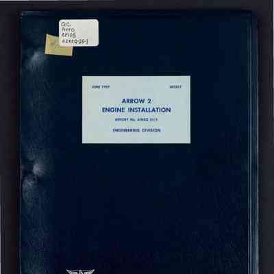 Arrow 2 engine installation Report No. AIREQ 25/1
