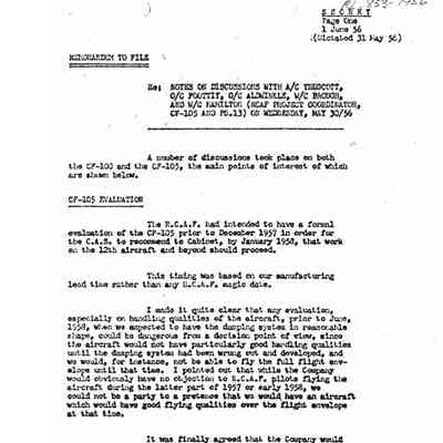 RCAF discussion notes