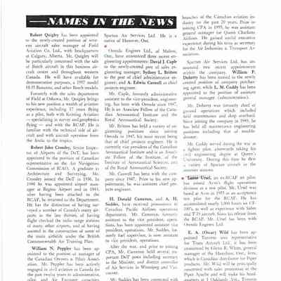 Names in the News - Aug 1957