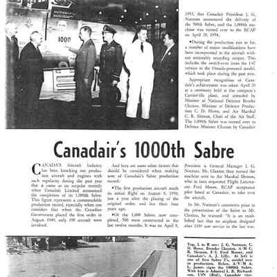 Canadair's 1000 Sabre