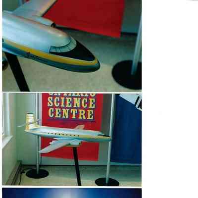 3- 4"x6" Photos of Model of the Avro Jetliner