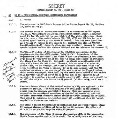 Status Report 28, Section 10 Fire Control Subsystem Engineering Development