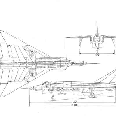 CF-105 / J67 based on drawing 7-0100-1
