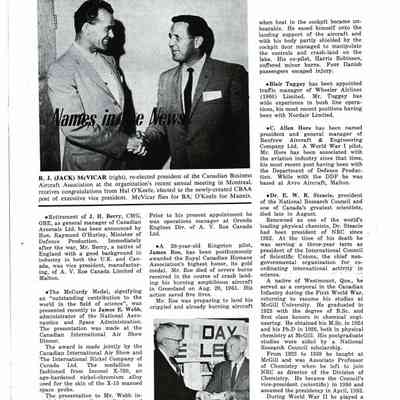 Names in the news - Oct 1962