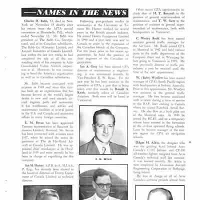 Names in the News - Dec 1952