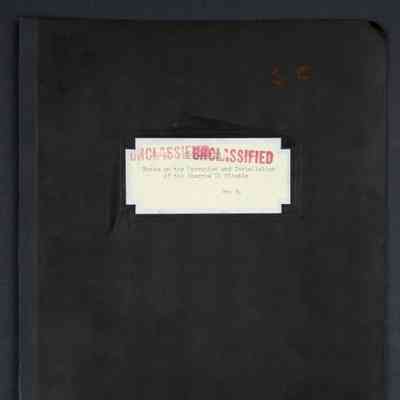 Notes on the operation and installation of the Sparrow II missile Report No. C105-R-0003
