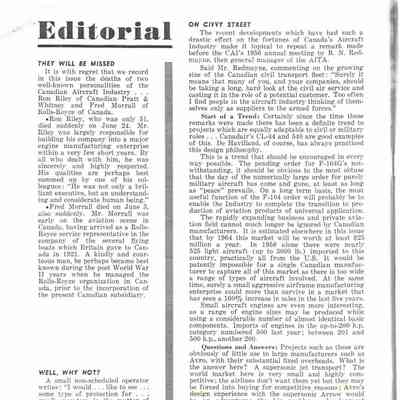 Editorial (Aircraft) - Jul 1959