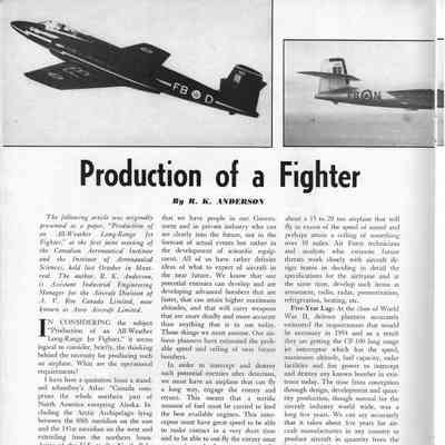 Production of a Fighter