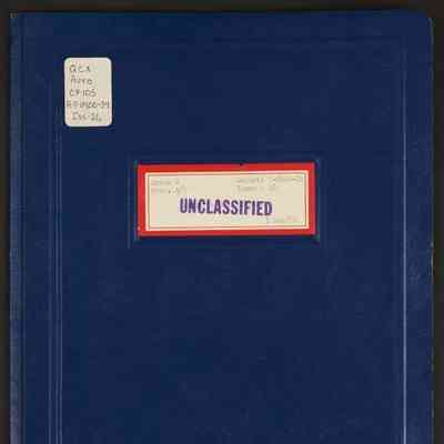 Arrow 2 production A/C: weight & C.G. summary, Dec. 1/58 Report 7-0400-34 Isse 26