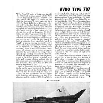 Avro Type 707