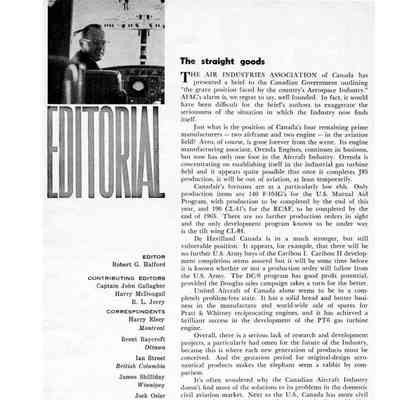 Editorial (Aircraft) - Jan 1964