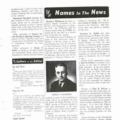 Names in the news - Nov 1950