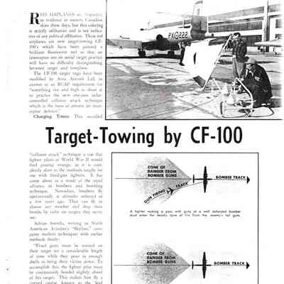 Target-Towing by CF-100