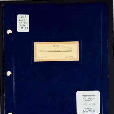 CF-105 hydraulic systems fluid dispenser - Report No. LOG/105/33