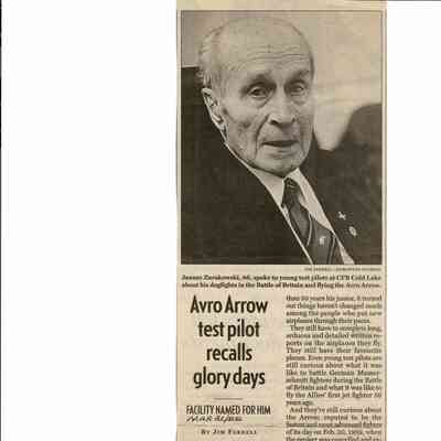 Avro Arrow test pilot recalls Glory Days