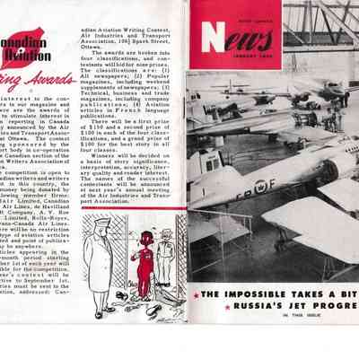 Avro Canada News Jan 52