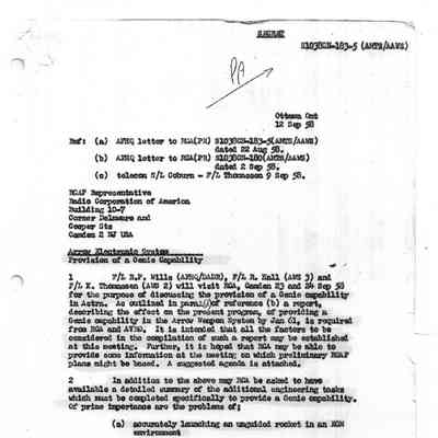 Arrow Electronic System - Provision of a Genie Capability