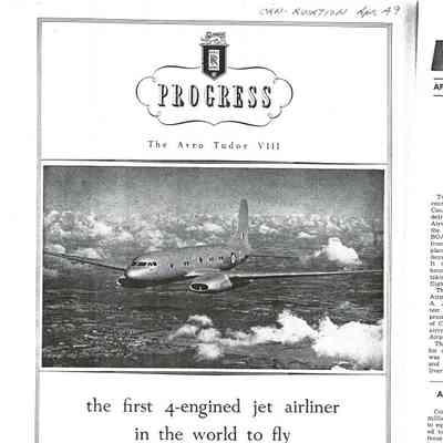 Rolls-Royce ad for the Tudor VIII