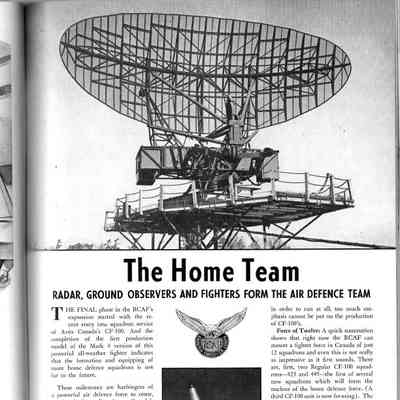 The Home Team - Radar, Ground Observers and Fighters from the Air Defence Team