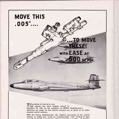 Move this .005"… …to move these with ease at 600 M.P.H.