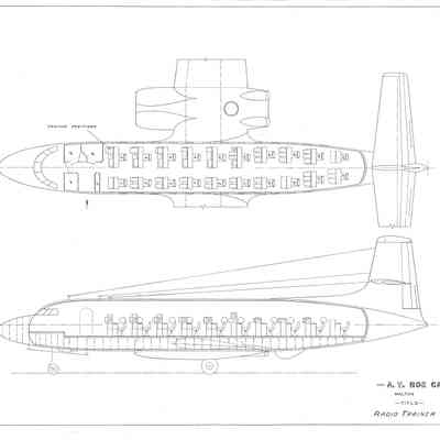 Radio Trainer C-102 - drawing SK-20052