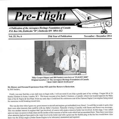 Pre-Flight Nov - Dec 2014