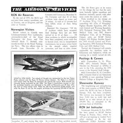 The Airborne Services - Jan 1954