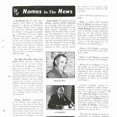 Names in the news - Oct 1949