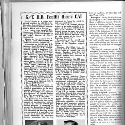 G/C H.R. Foottit Heads CAI