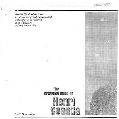 The Prowling Mind of Henri Coanda