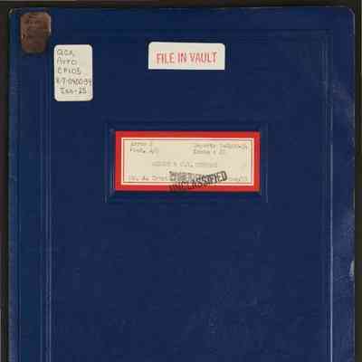 Arrow 2 production A/C: weight & C.G. summary, Nov. 1/58 Report # 7-0400-34 Issue 25