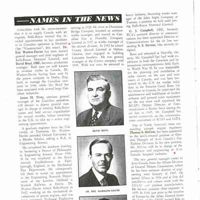 Names in the News - Jan 1952