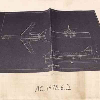 Blueprint, reduced - P25-2TF-RB141 Three View