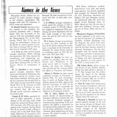 Names in the News - May 1960