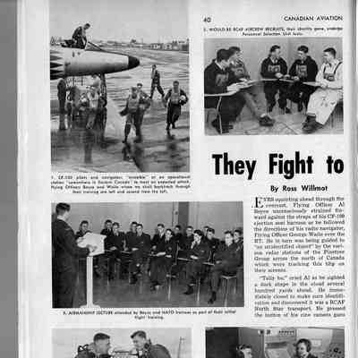 They Fight to Fly… and Fly to Fight
