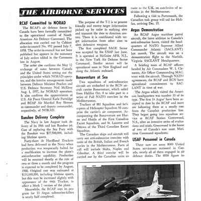 The Airborne Services - Oct 1958