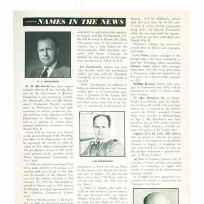 Names in the News - Jun 1952