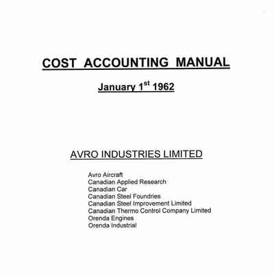 Cost Accounting Manual
