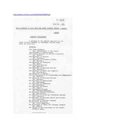 Cabinet meeting 10-24-57