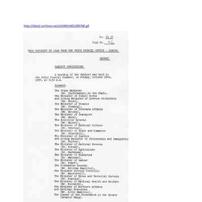 Cabinet meeting 10-25-57