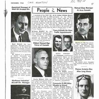 People in the news - Dec 1948