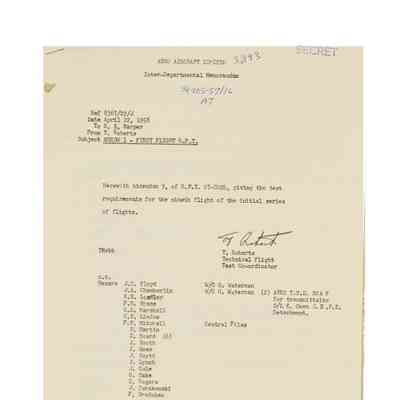 Arrow 1 - First Flight RFT Addendum 9; RFT 07-5024 for 9th flight