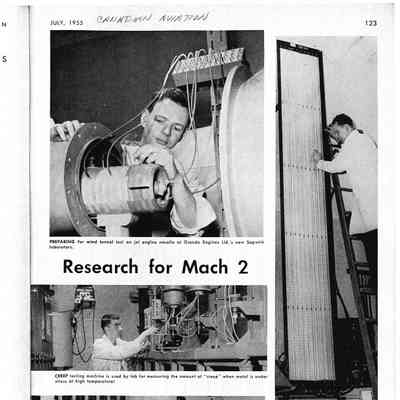 Research for Mach 2 - Jul 1955