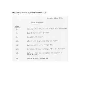 Cabinet meeting 11-25-58