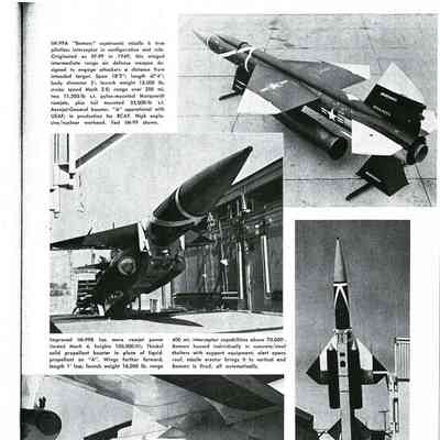 Photos of Bomarc Missle with Specifications
